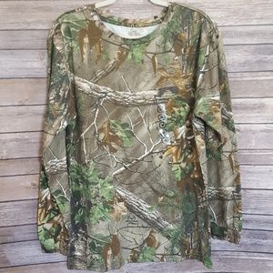 Redhead Men's L/S Camo T-shirt, Size M